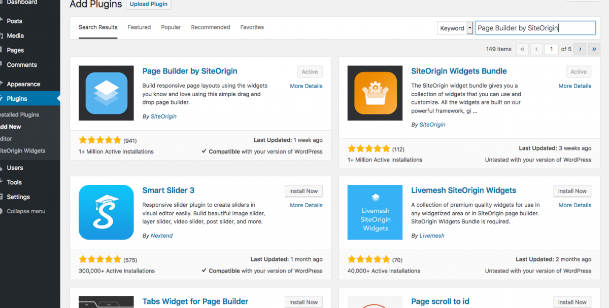 Виджеты WORDPRESS. Плагин Page Builder. Page Builder SITEORIGIN. Page Builder SITEORIGIN лого.